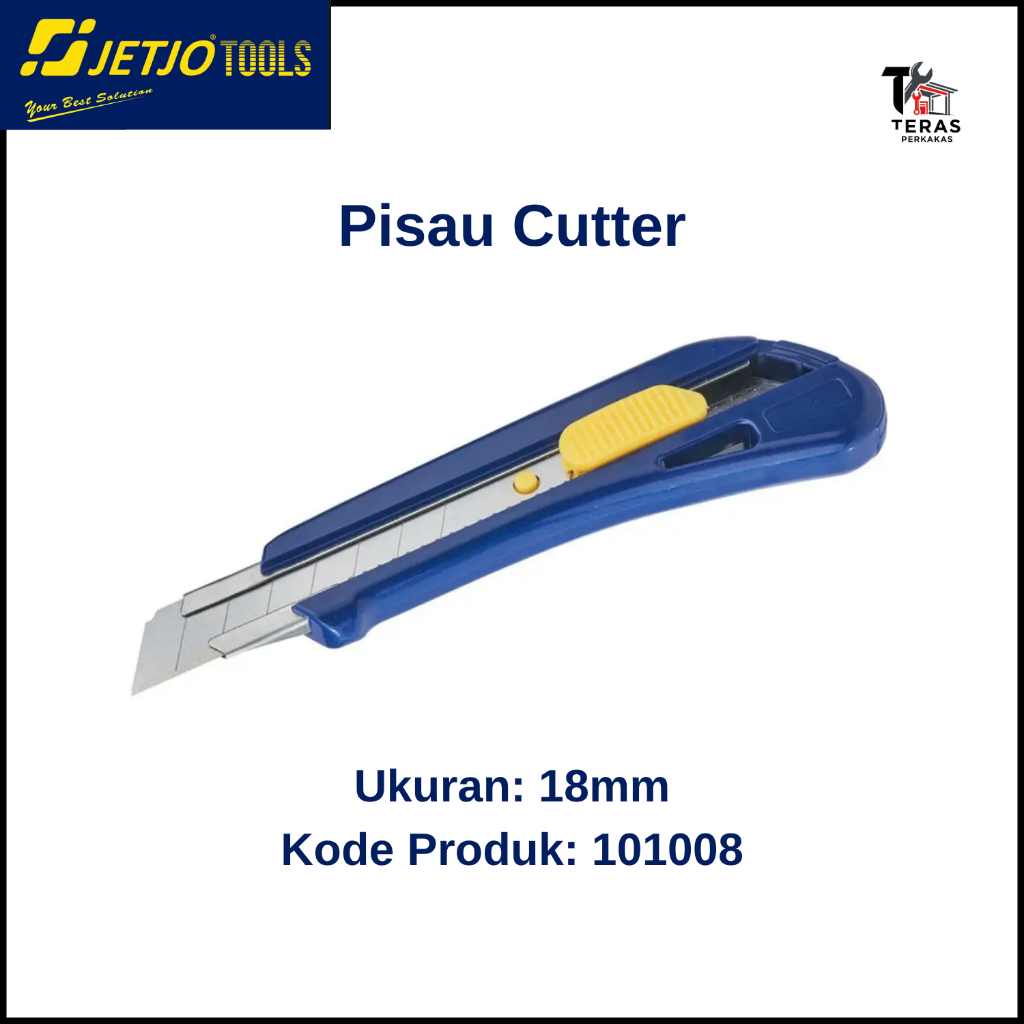 

Pisau Cutter Ukuran 18mm JETJO Tools / Lakoni Pro