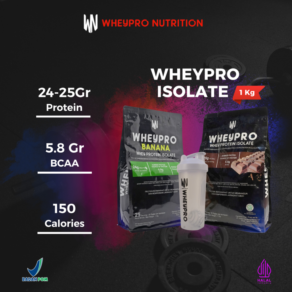 WHEYPRO NUTRITION - Whey Protein Isolate 1kg