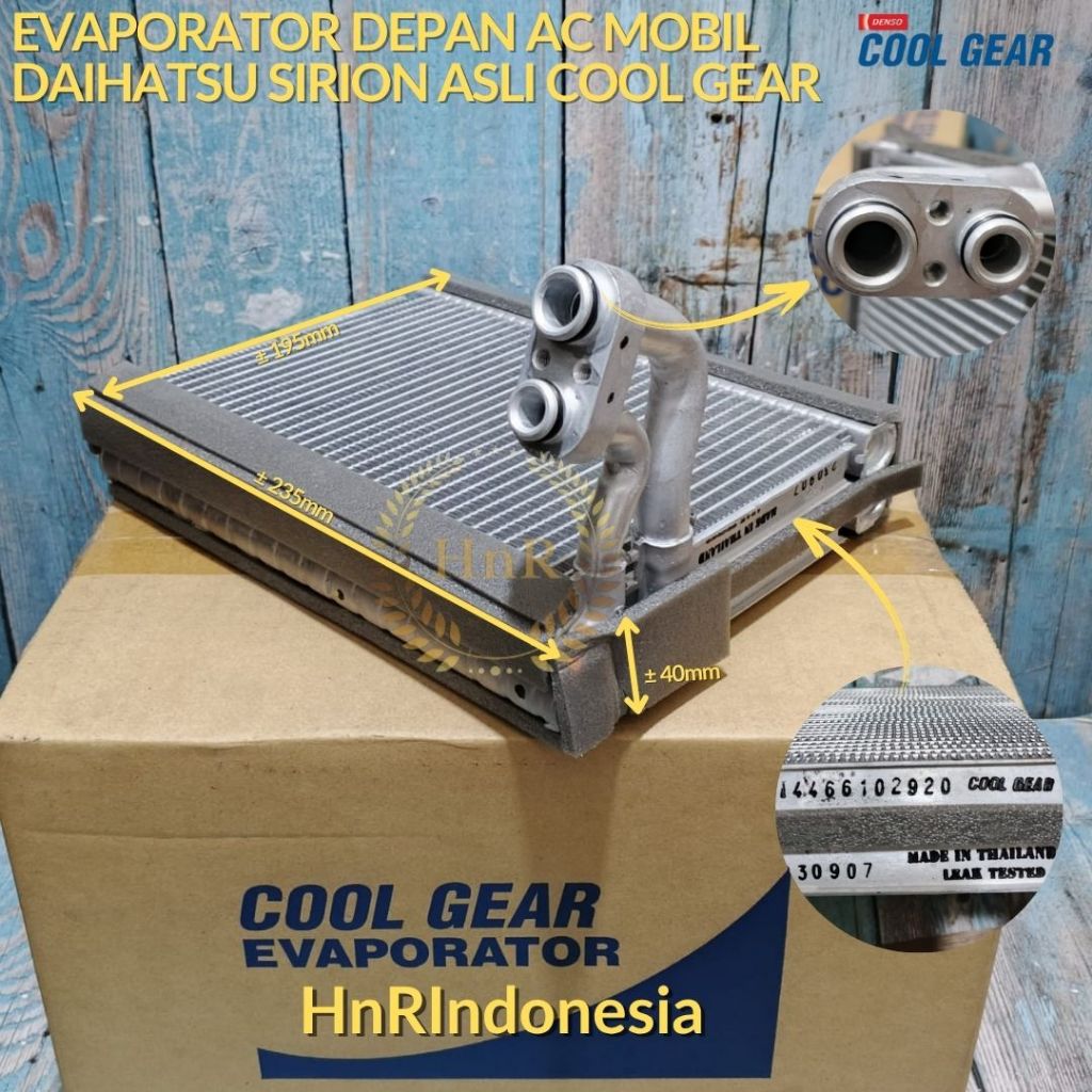 Evaporator Cooling AC Mobil Depan Daihatsu Sirion ASLI DENSO COOL GEAR PART 2920