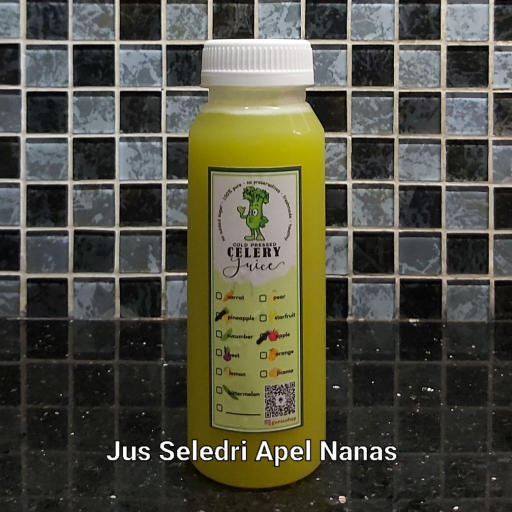 

Jus Seledri Apel Nanas pure COLD PRESSED