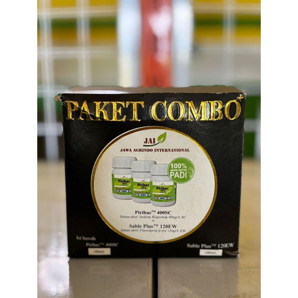 PAKET COMBO + PIRIBAC padi herbisida selektif padi