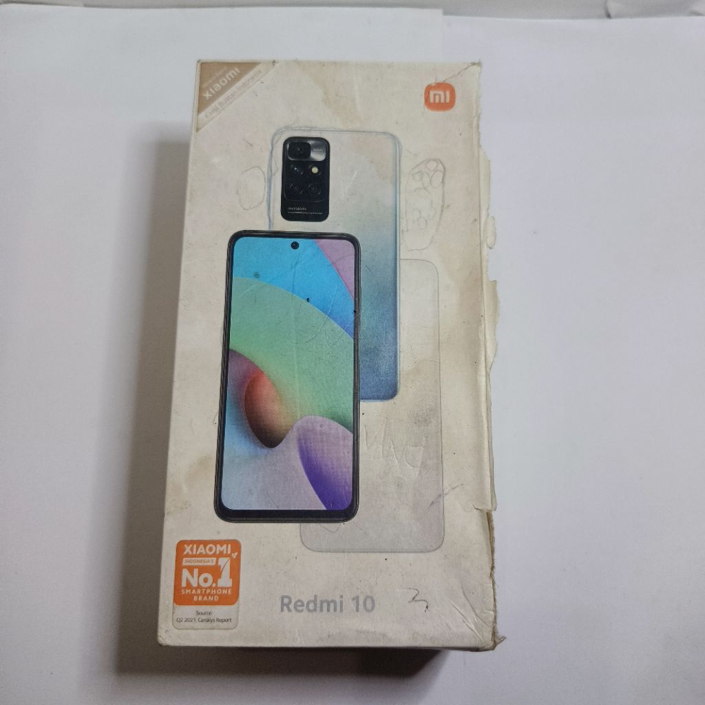Box / Kotak Redmi 10 Ram 4/64 Original Copotan/ Ori Bawaan Hp