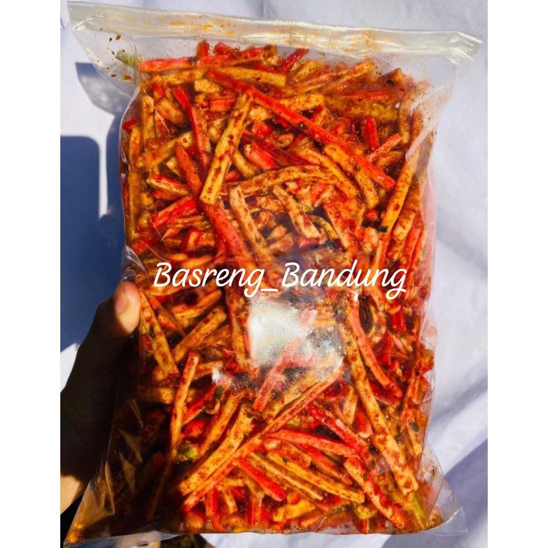 

Seblak kerupuk Renyah Beton Viral kemasan 500grm Seblak keripik & kerupuk bumbu cikruh pedas daun jeruk