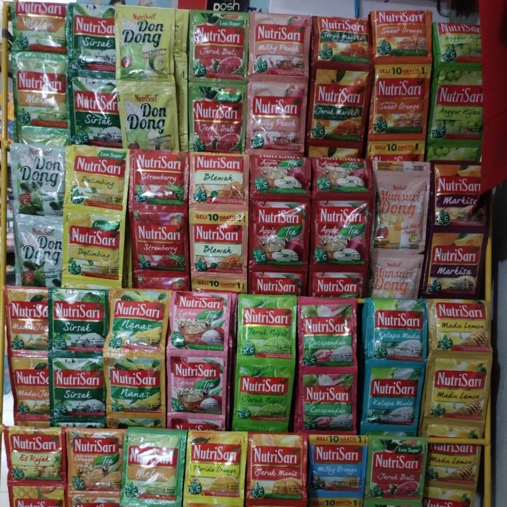 

Nutrisari Sachet 1Renceng/10pcs@11gr,Random request varian dinote