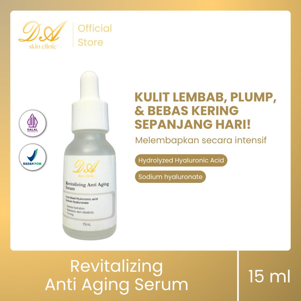 Revitalizing Anti Aging Serum DA Skin Clinic - untuk Kulit Lembap & Plump