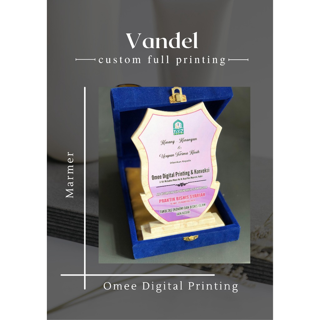 Vandel marmer/ vandel marmer perpisahan / vandel marmer wisuda / vandel pkl dan kkn / vandel