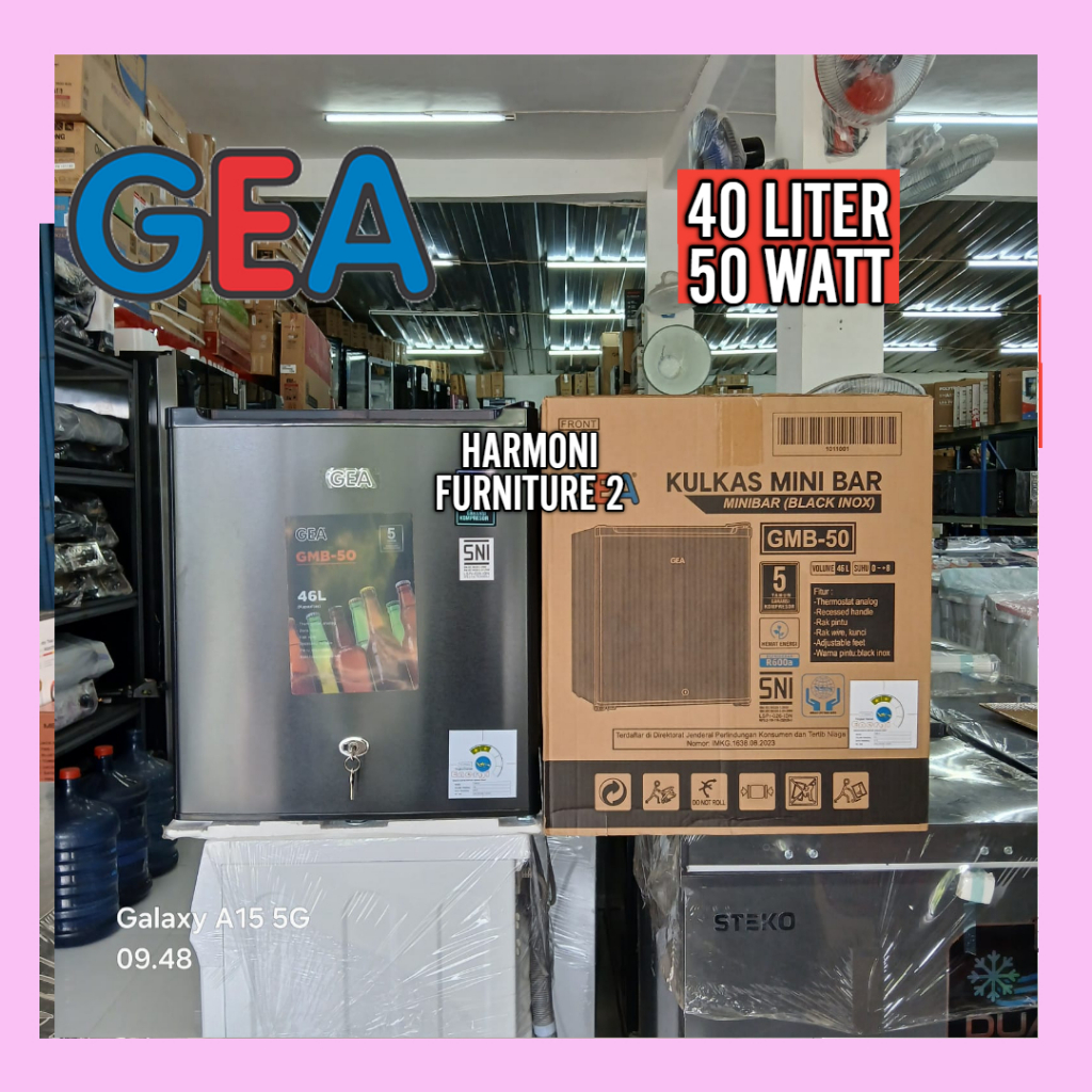KULKAS GEA GMB 50 KULKAS GEA MINI BAR KULKAS GEA PORTABLE MINI