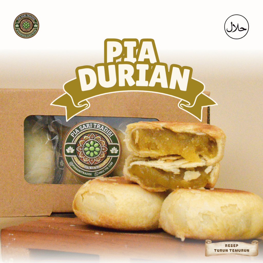 

Pia / Bakpia Durian Halal tanpa Pengawet - Pia sari tradisi