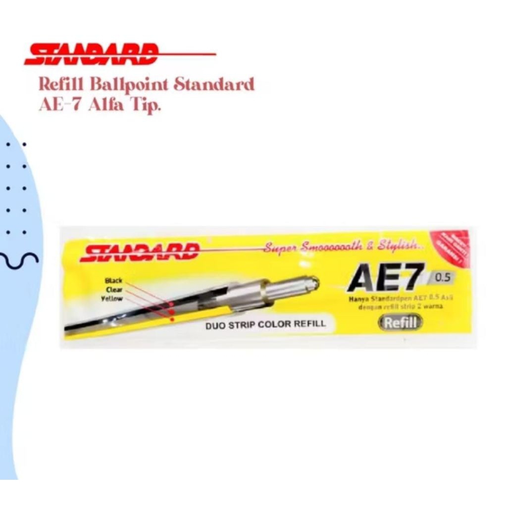 

REFFIL ISI BALLPOINT/ PULPEN STANDARD AE-7 ALFATIP