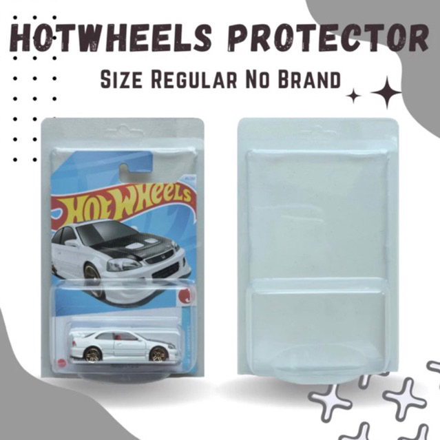 [NEW BATCH] Protector Pelindung Cover Hotwheels Reguler Mika Blister No Brand