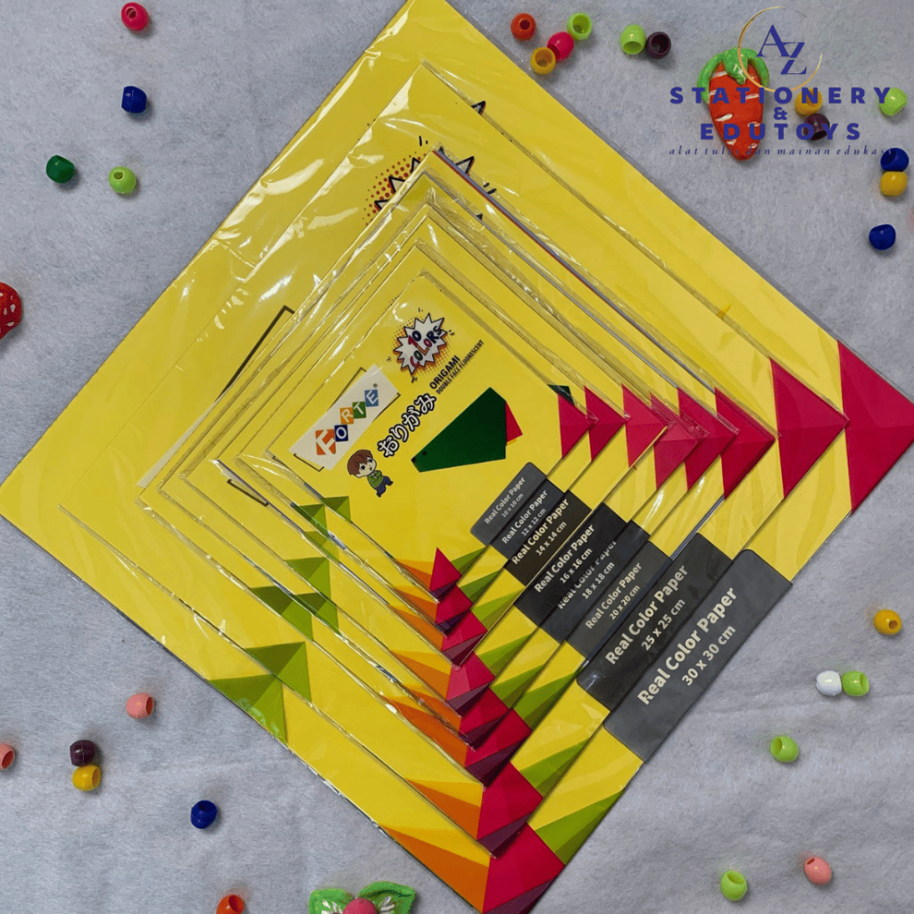 

Kertas Origami Warna Warni / Origami Paper / Kertas Lipat