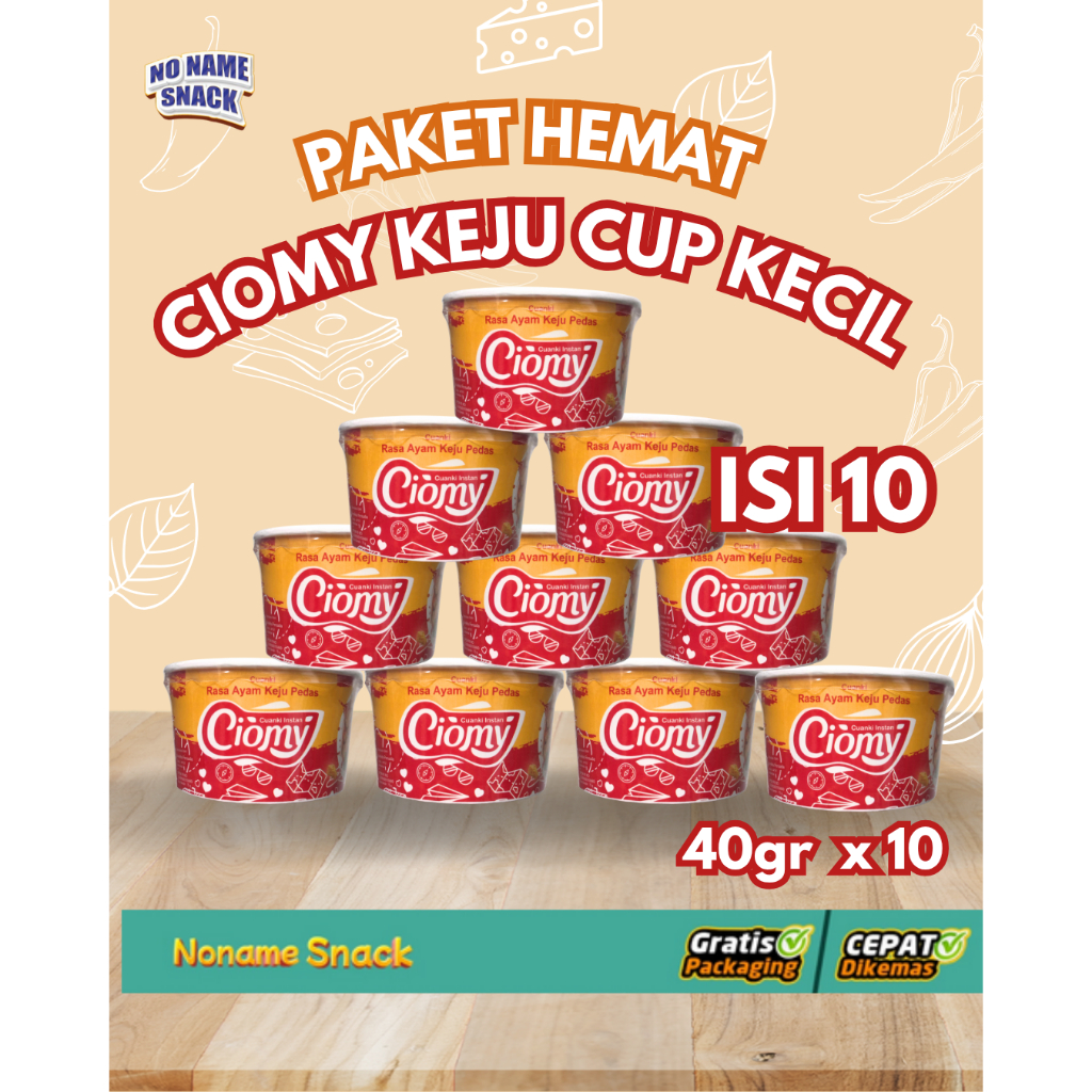 

Paket Bundling Ciomy Ayam Keju Pedas Kemasan Kecil Isi 10 pcs