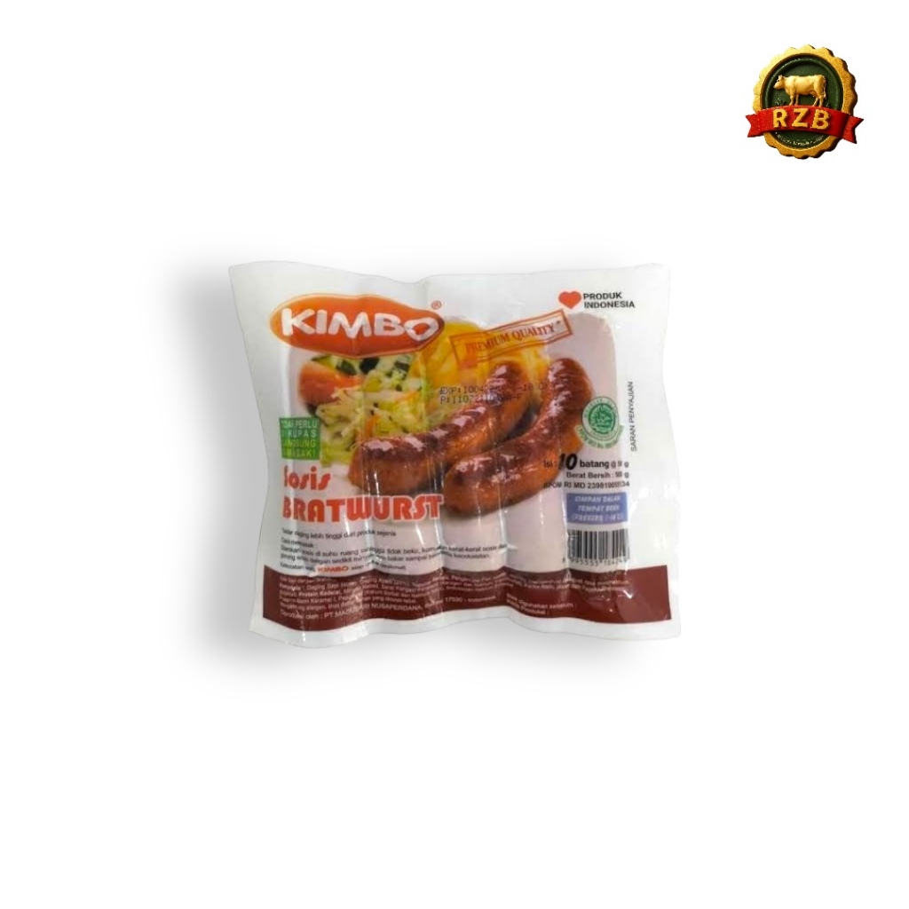 

Kimbo Sosis Bratwurst Mini isi 10