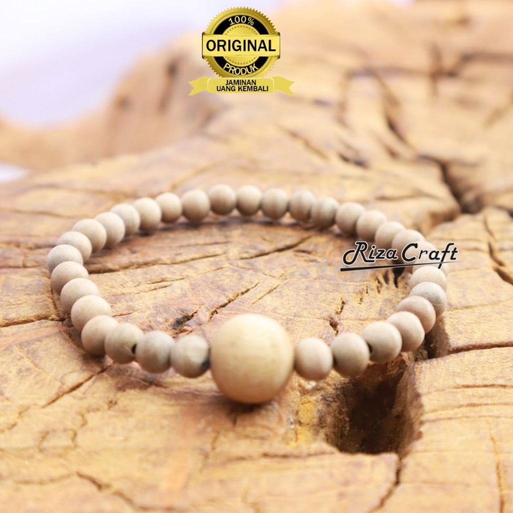 Gelang Tasbih Kayu Dewandaru 33 Butir ASLI Original 100%  Pria Wanita Simpel