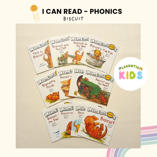 This is Biscuit - I Can Read Phonics Ecer Buku untuk pengenalan Short Vowel Bahasa Inggris