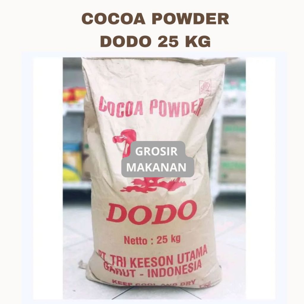 

Coklat Bubuk Dodo COCOA POWDER 25 Kg / 1 Sak / Halal