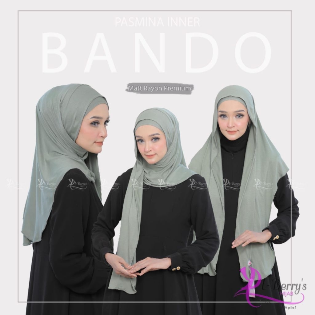 HIJAB EL BERRYS PASHMINA BANDO // HIJAB PASHMINA RAYON// HIJAB DEWASA // HIJAB GROSIR MURAH KEKINIAN