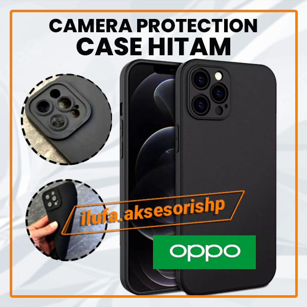 Case Hitam OPPO A37 2016 SERI LAMA Softcase Warna Soft Full Black Polos Doff Blackmatte Casing Kesin