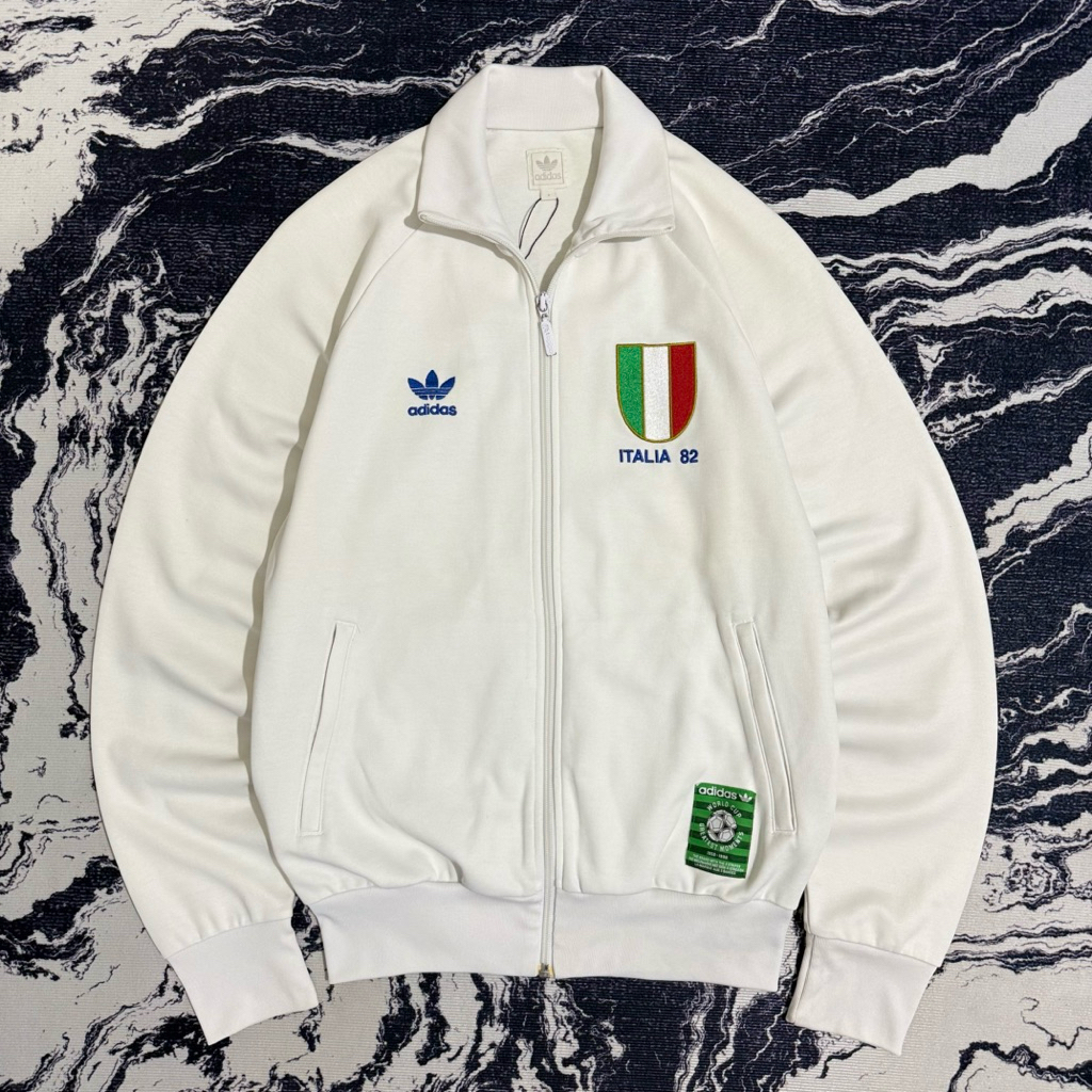 Vintage adidas italy 82 world cup greatest moments tracktop