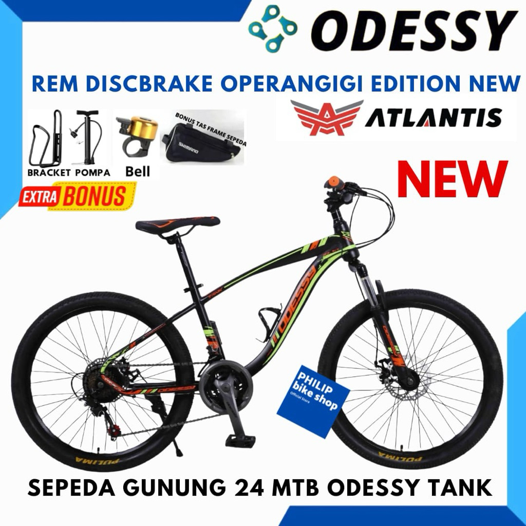 Sepeda Gunung 24 Odessy Tank New