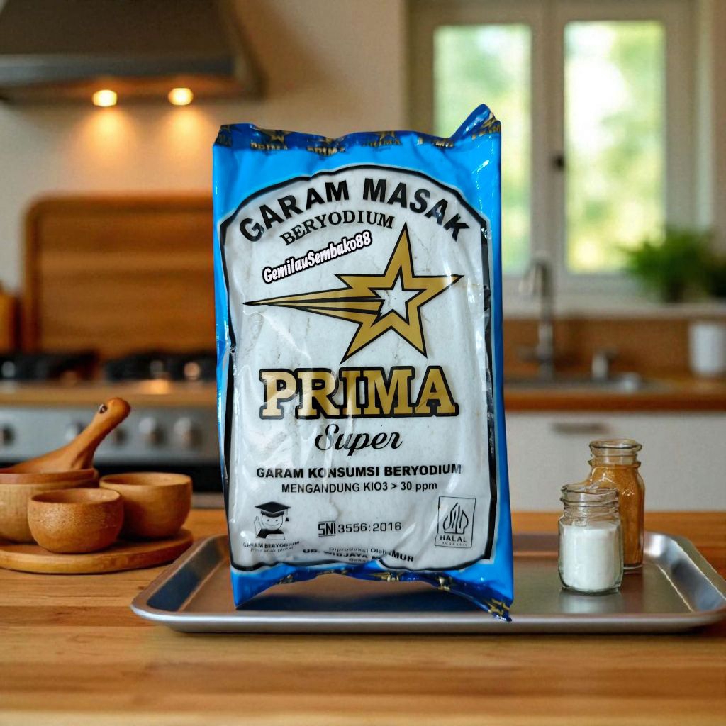 

NEW KEMASAN TERBARU GARAM PRIMA SUPER 150 GRAM / GARAM MASAK UNTUK IQ ANAK / GAREM / GARAM / BUMBU DAPUR