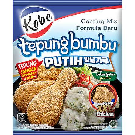 

Kobe Tepung Bumbu Putih 70 gram