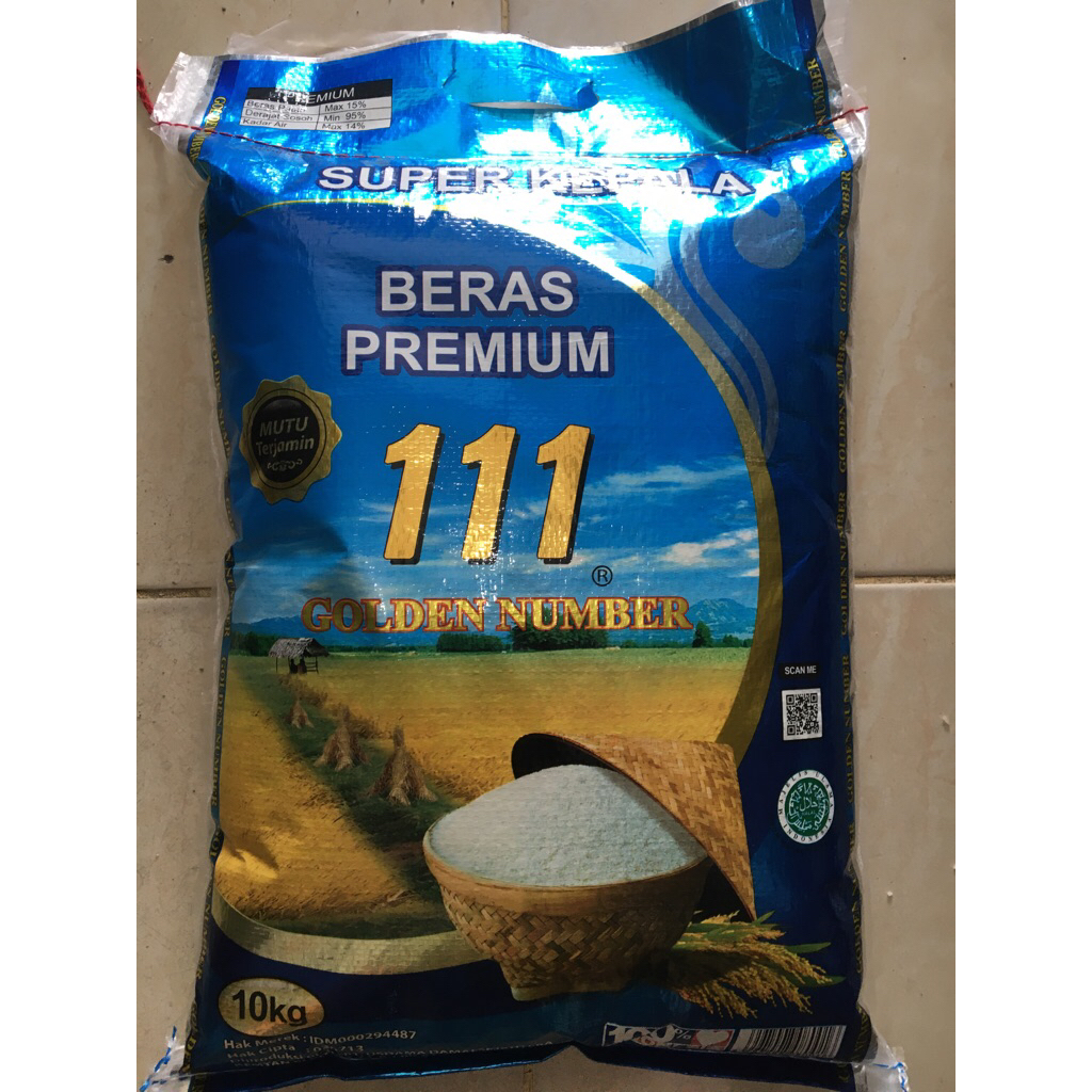 

Beras Premium Golden Number 111 @10kg