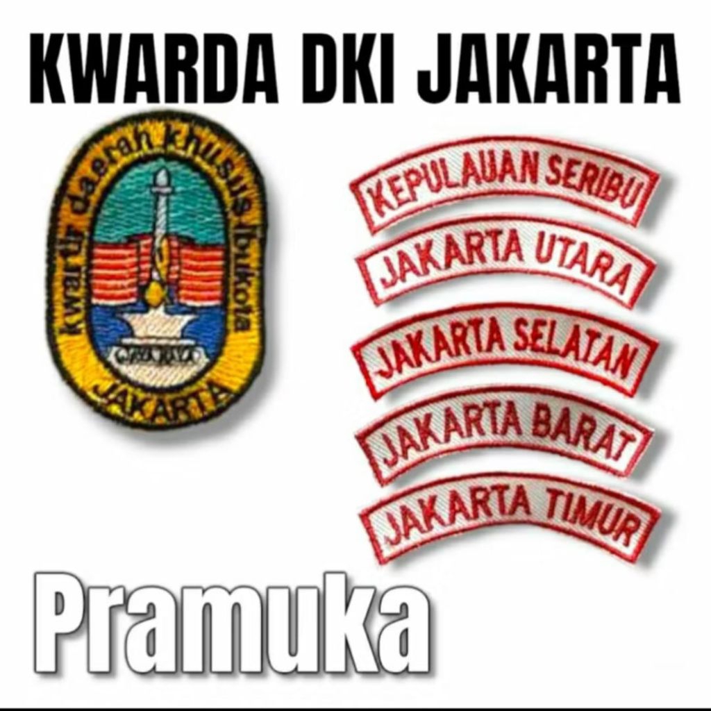 Bet Badge KWARDA KWARCAB PRAMUKA DKI JAKARTA