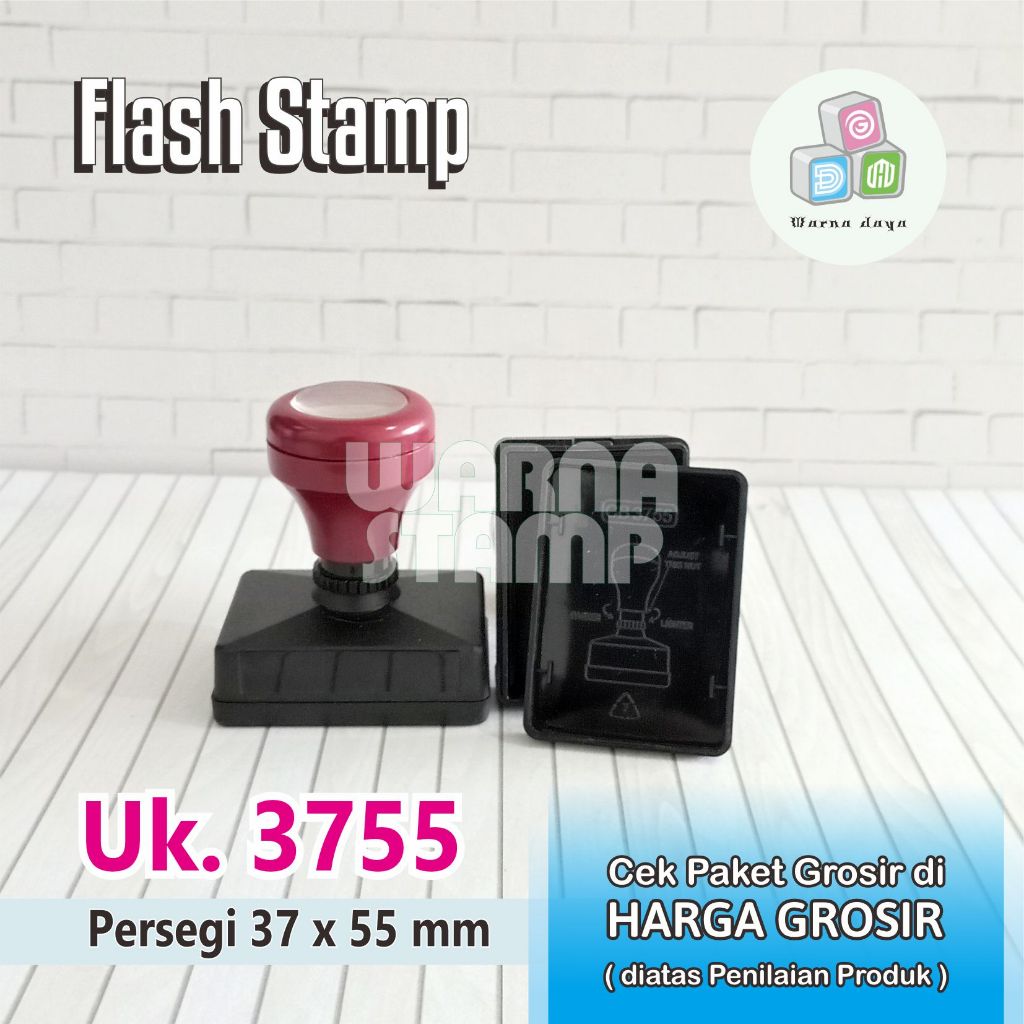 

Gagang Stempel Flash 3755 mm Grosir Paket 5 - 100 Biji / Gagang Stamp Flash Persegi Panjang / Hanya Gagang Saja