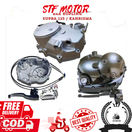 BLOK BAK KOPLING MESIN RUMAH KOPLING KHARISMA SUPRA X 125 SUPRA 125 KIRANA HONDA THAILAND MANUAL SET