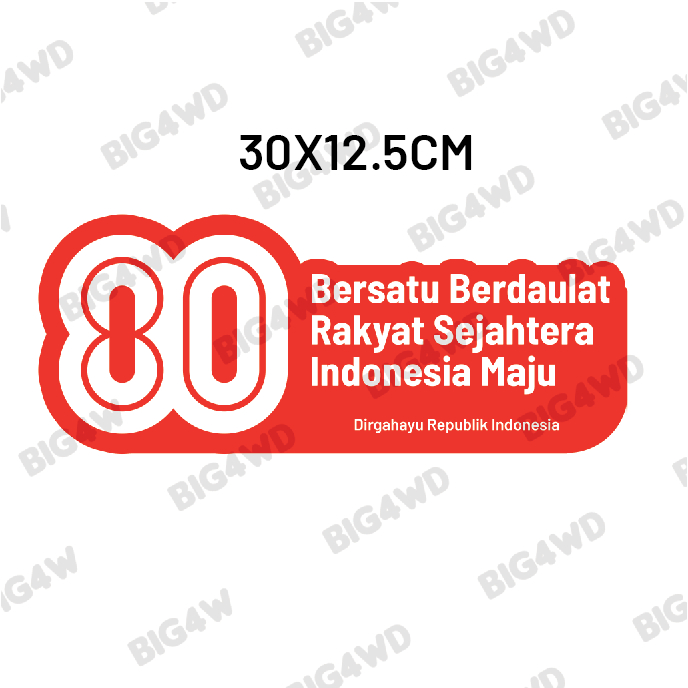 

Stiker HUT Dirgahayu RI ke-80 Tahun 2025 – Dekorasi Meriah untuk 17 Agustus! EKONOMIS