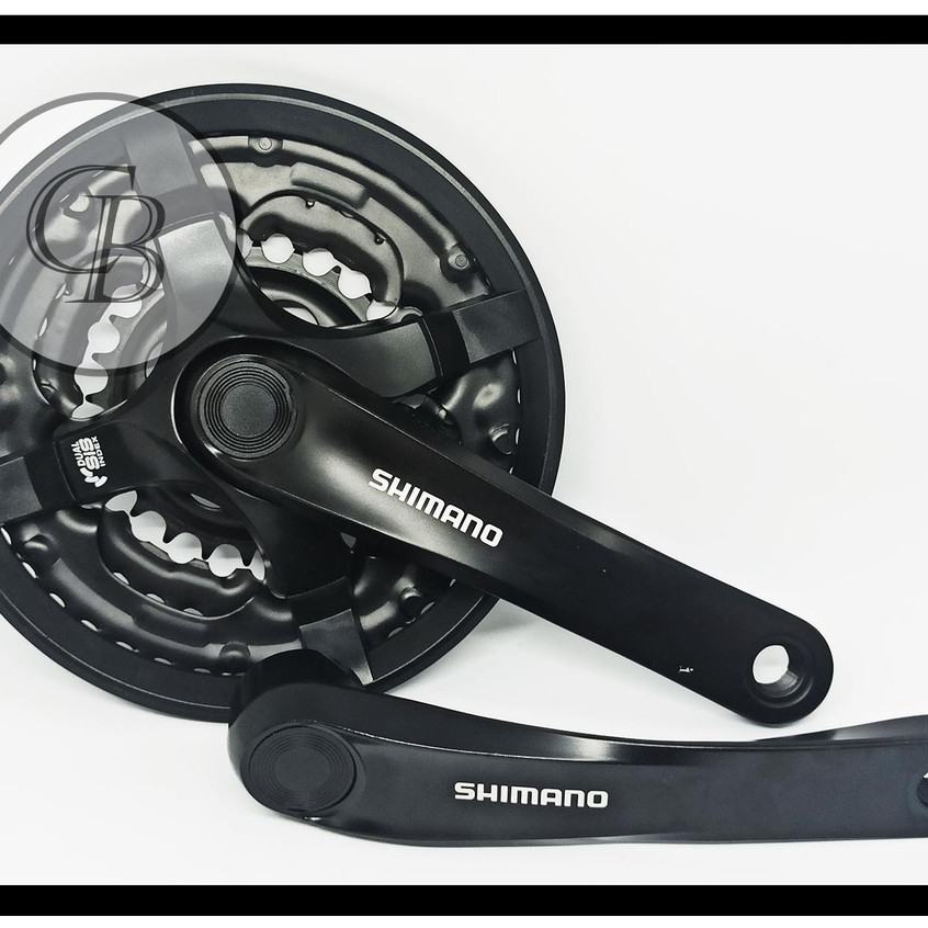 Gir Gear Crank Crankset Sepeda Shimano FC TY501 42T - 34T - 24T Arm 170mm As Kotak Murah Ori Origina