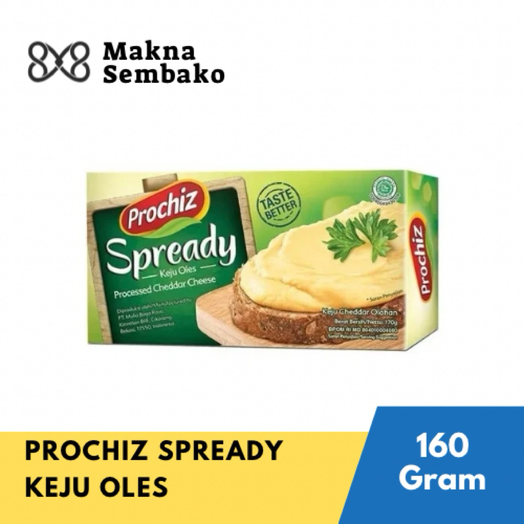 

PROCHIZ SPREADY - KEJU OLES 160 Gram