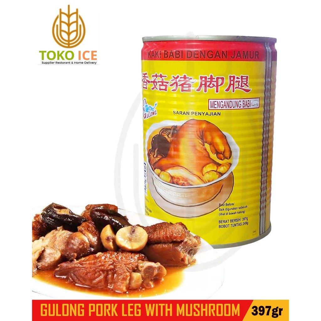 

PORK LEG WITH MUSHROOMS GULONG 397G | THE KA / CU KIOK