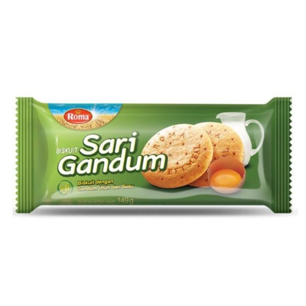 

ROMA SARI GANDUM 149 GR 8996001302248
