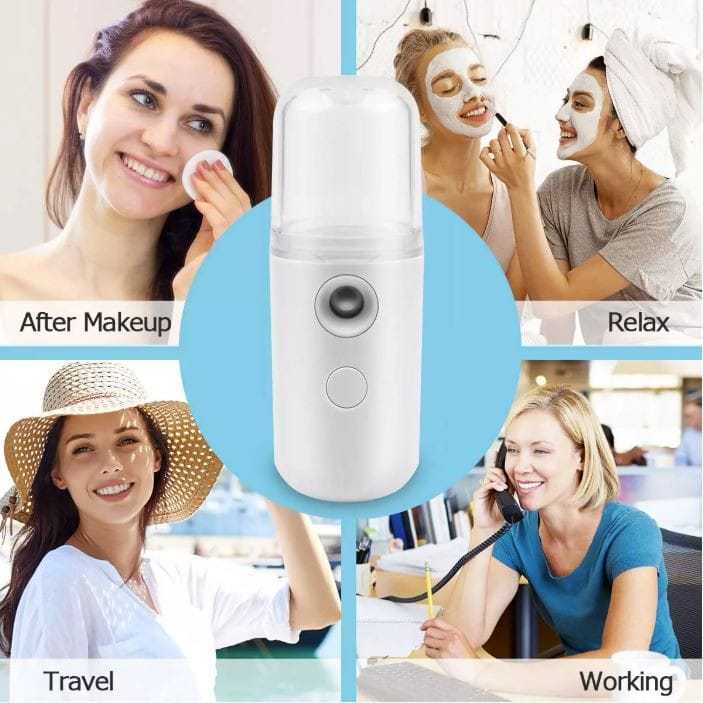 Mini Nano Spray Ions - Perawatan Kulit Wajah / NANO FACIAL MIST SPRAYER / NANO SPREI
