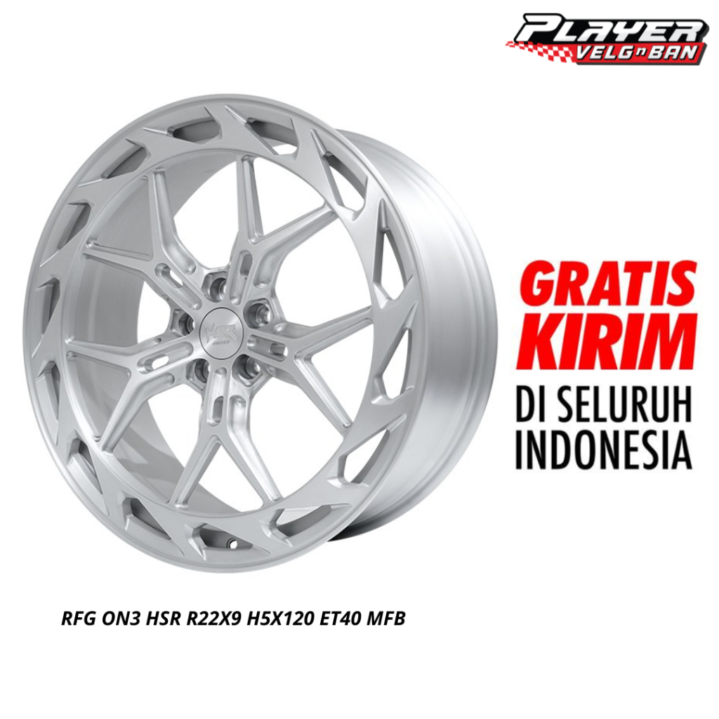 VELG MOBIL R22 HOLE 5X120 HSR RFG ON3 UNTUK BYD SEALION SEAL BMW SUV DLL