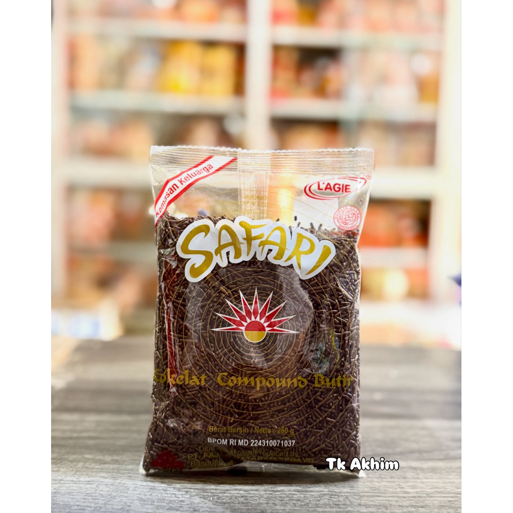 

Mises cares Safari Coklat compouns Butir 250g