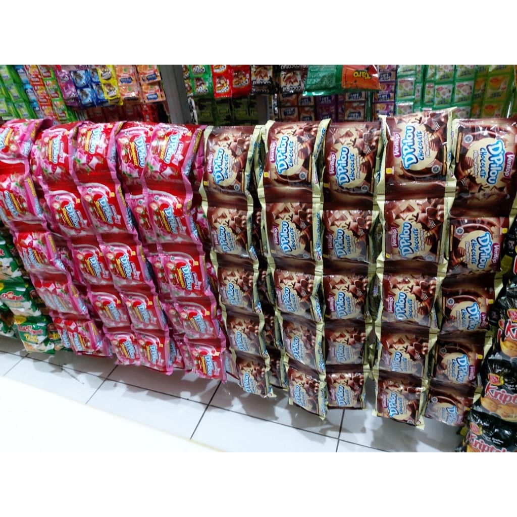 

D'Pilou wafer verito kemasan renteng 25gr