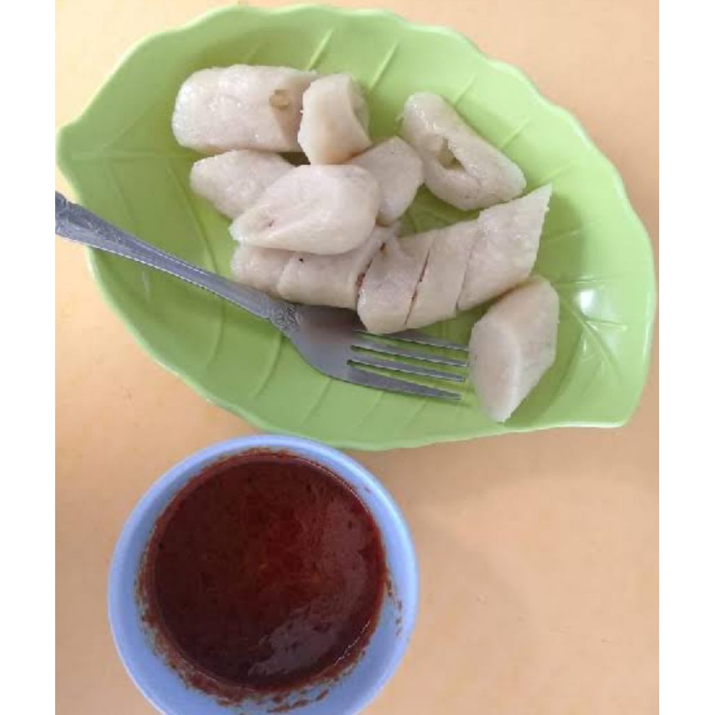 

Kerupuk Basah lemak Ikan Kapuas Hulu 10 btg+cabe kacang