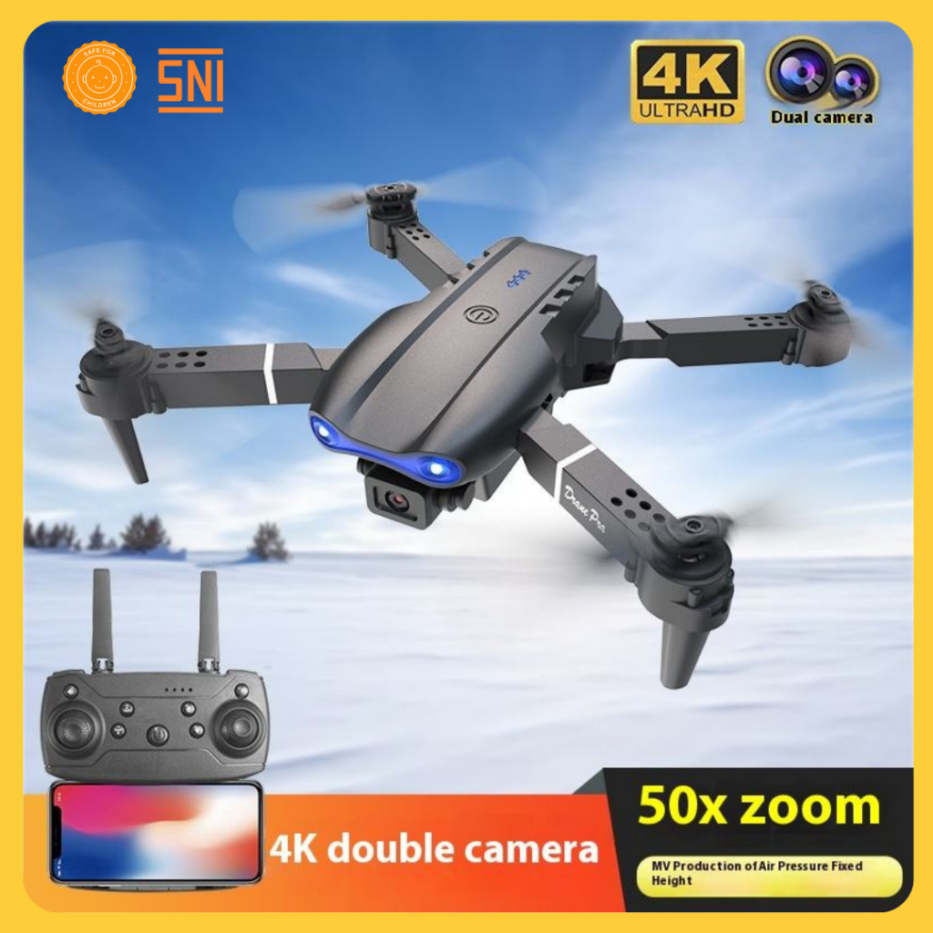 DARREN TOYS E99 Drone Kamera 4K HD Camera - Drone Pro2 4K HD Drone Quadcopter