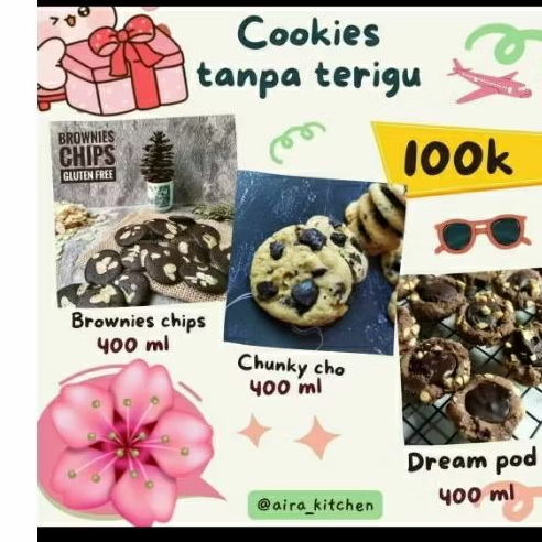 

Gluten free choco bundling cookies