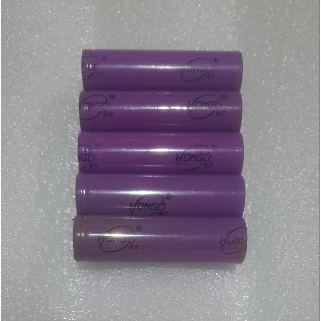 Baterai cas Lithium 18650 HONGLI Bekas. Normal
