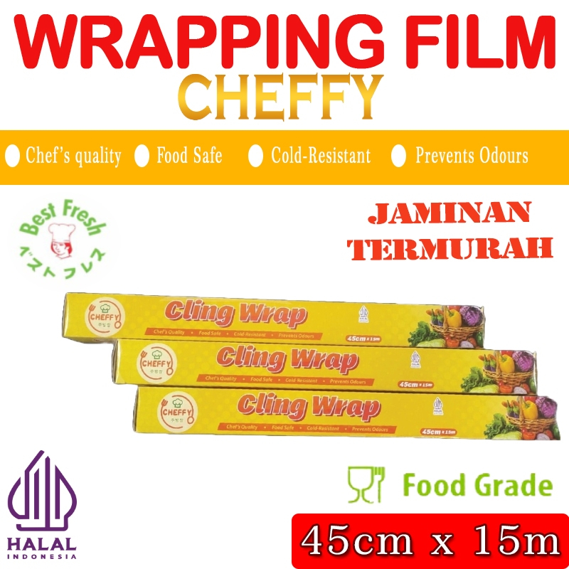 Plastik Cling 45cm x 15m | Plastic Wrap Makanan / Food Grade Wrapping Film
