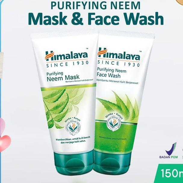 HIMALAYA PURIFYING NEEM MASK / NEEM FACIAL WASH / NEEM SCRUB HIMALAYA