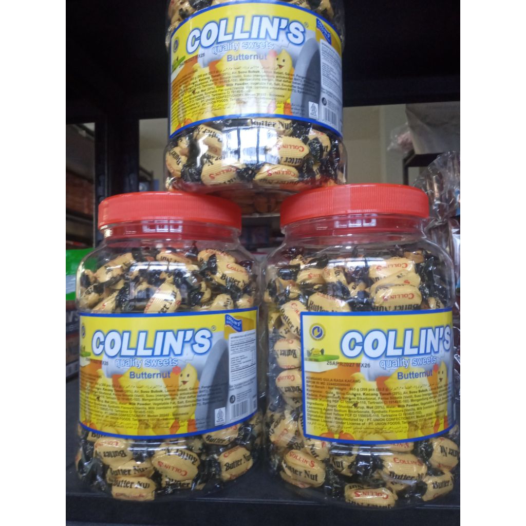 

Permen collin's butternut 1toples isi 208pcs Halal
