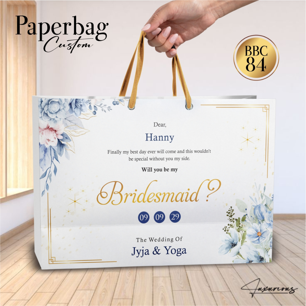 

PAPER BAG BRIDESMAID BBC - TAS CUSTOM FULL COLOUR MURAH