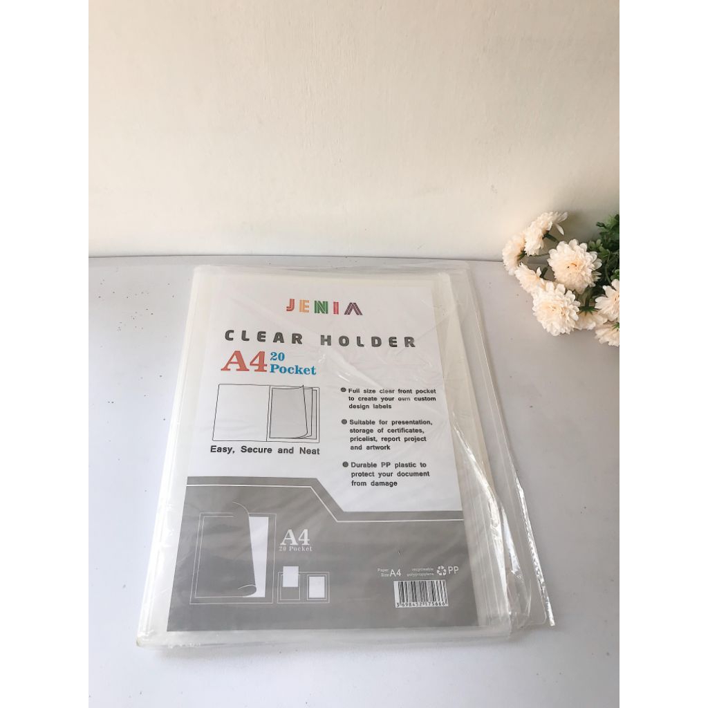 

Map Clear Holder - Buku Worksheet A4