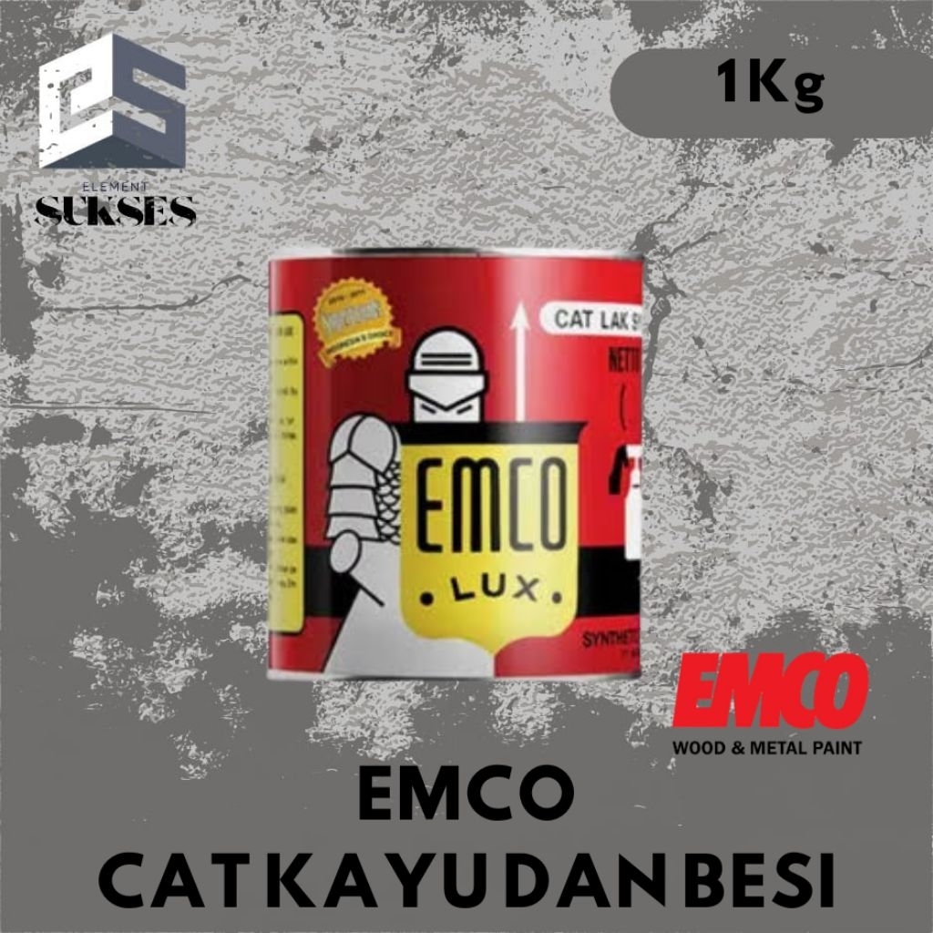 EMCO Cat kayu dan besi 1Kg