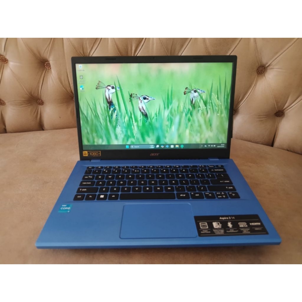 ACER Aspire A314-36M-35B3 i3-N305 RAM 8gb SSD 512gb Full HD Fullset Slim Mulus
